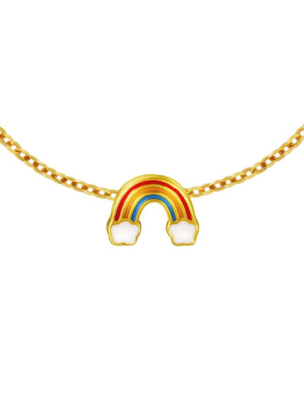 TOMEI Chomel Collection Rainbow Charm, Yellow Gold 916