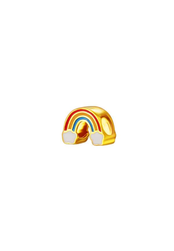 TOMEI Chomel Collection Rainbow Charm, Yellow Gold 916