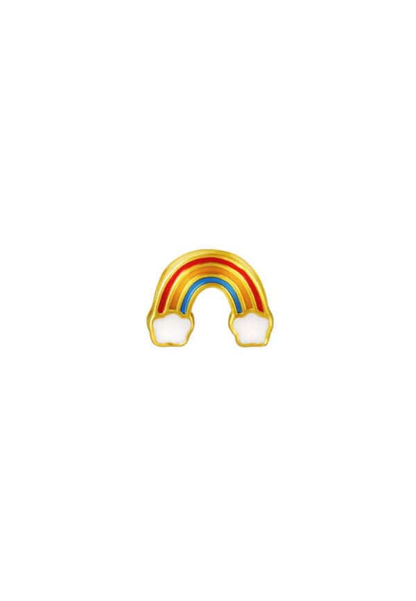 TOMEI Chomel Collection Rainbow Charm, Yellow Gold 916