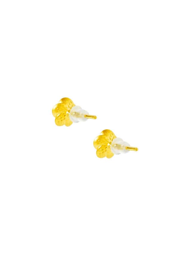 TOMEI x Xifu Rosey Earrings, Yellow Gold 999