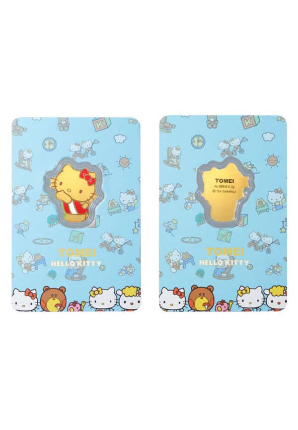 TOMEI x Sanrio Hello Kitty Playgrounds Gold Wafer 0.20G I Fine Gold 9999