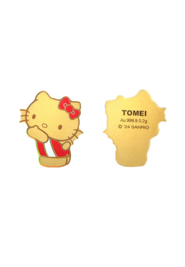 TOMEI x Sanrio Hello Kitty Playgrounds Gold Wafer 0.20G I Fine Gold 9999