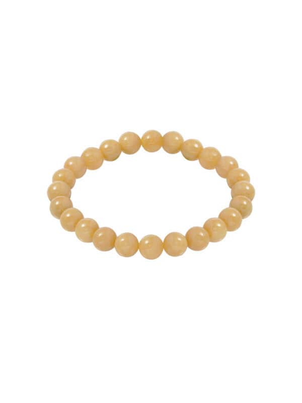 TOMEI [Online Exclusive] Yellow Jade Bead Bracelet