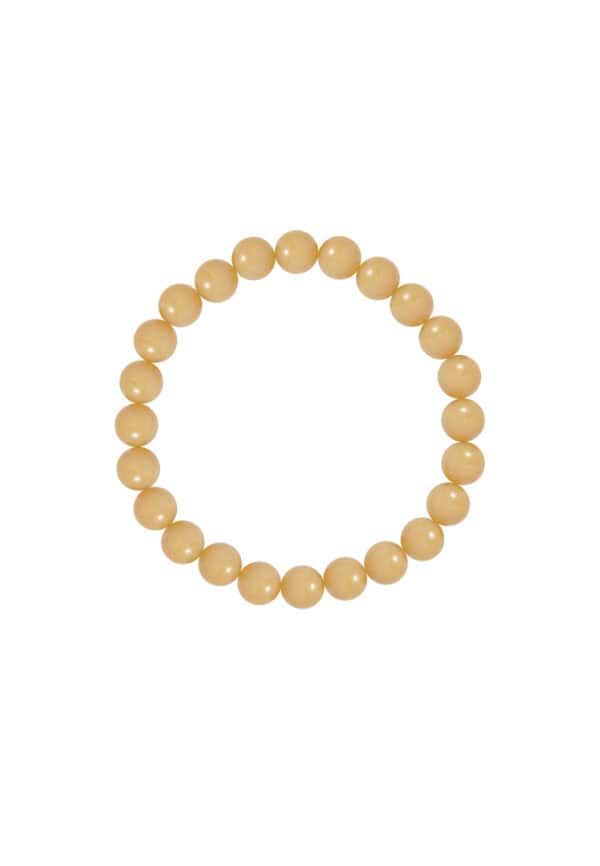 TOMEI [Online Exclusive] Yellow Jade Bead Bracelet