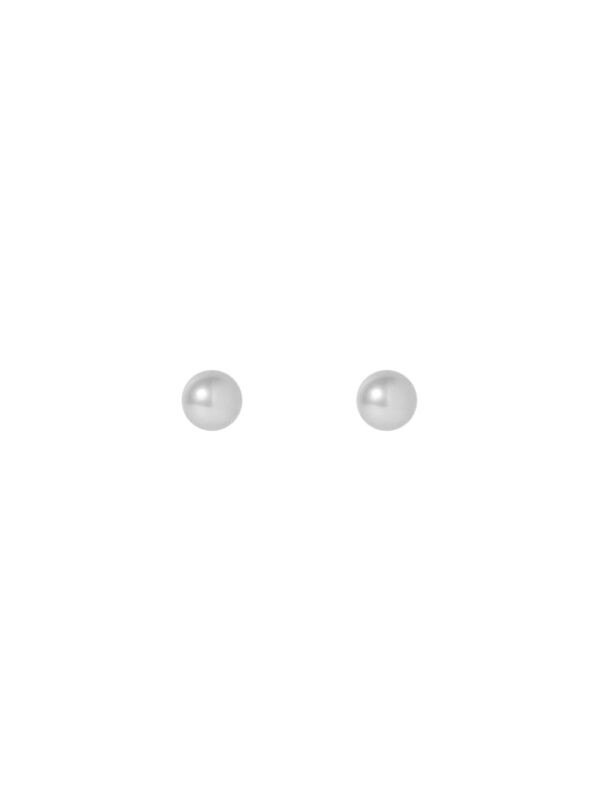 TOMEI Akoya Pearl 6mm Earrings,Yellow Gold 750