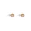 TOMEI Akoya Pearl 7.5mm Earrings,Yellow Gold 750