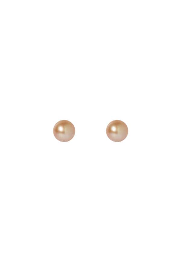TOMEI Akoya Pearl 7.5mm Earrings,Yellow Gold 750