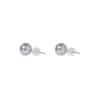 TOMEI Akoya Pearl 7mm Earrings,White Gold 750