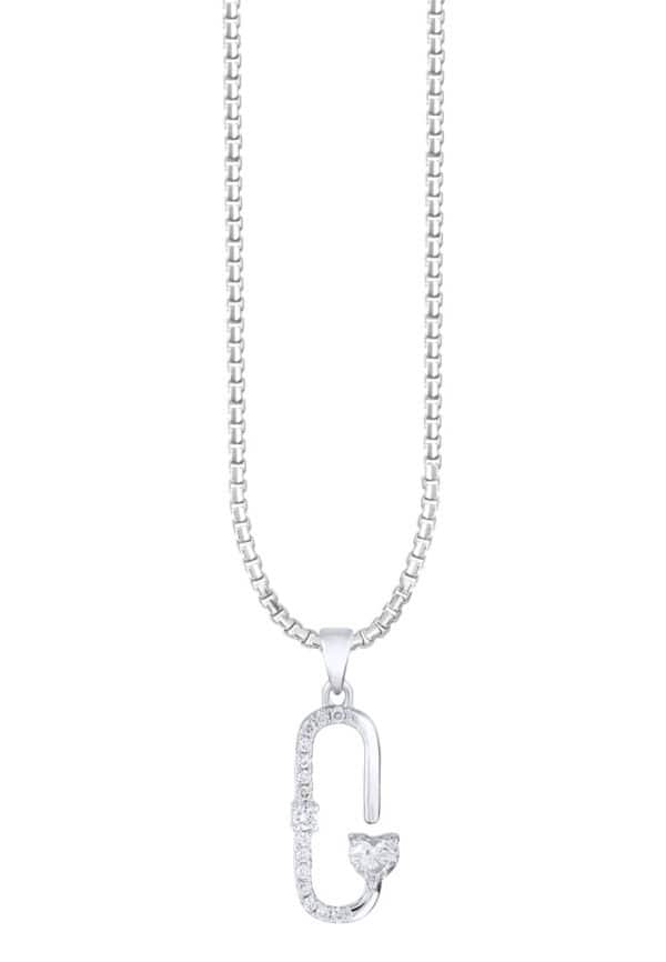 TOMEI Diamond Pendant, White Gold 750