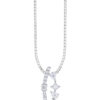 TOMEI Diamond Pendant, White Gold 750