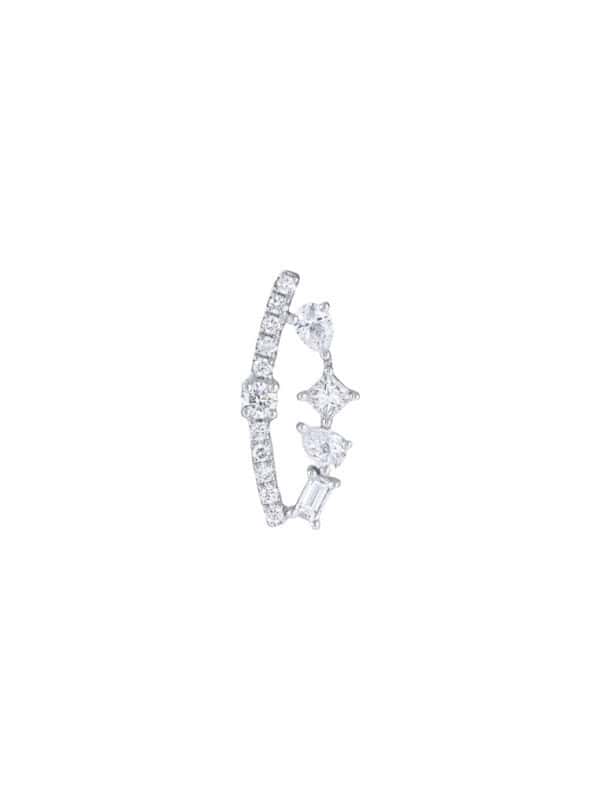 TOMEI Diamond Pendant, White Gold 750