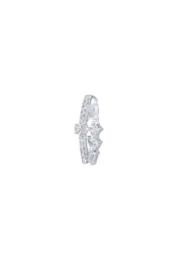 TOMEI Diamond Pendant, White Gold 750