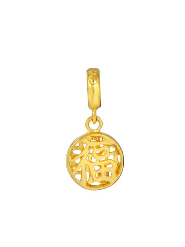 TOMEI Chomel Collection Fu-Zi Charm, Yellow Gold 916