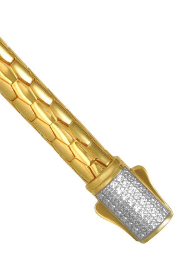 TOMEI Diamond Cut Collection Bracelet, Yellow Gold 916