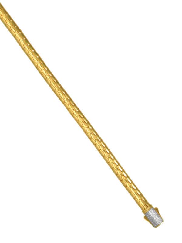 TOMEI Diamond Cut Collection Bracelet, Yellow Gold 916