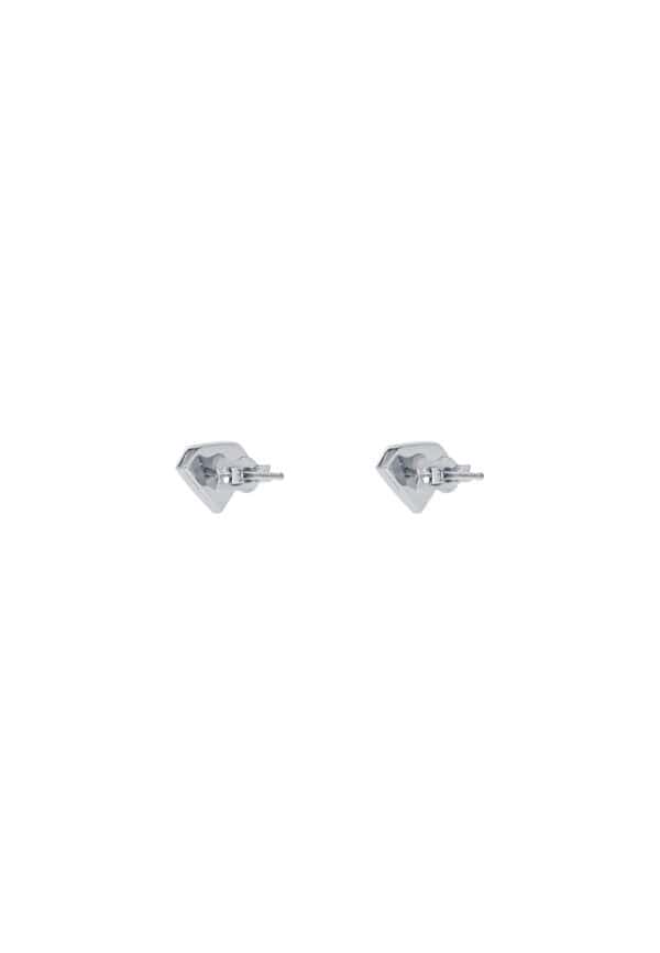 TOMEI Diamond Shape Earrings, White Gold 750