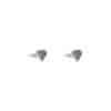 TOMEI Diamond Shape Earrings, White Gold 750