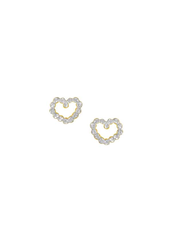 1100x762_0011_Sony_3178 TOMEI Dual-Tone Heart Earrings, Yellow Gold 916