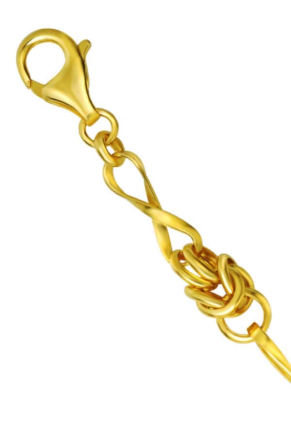 TOMEI Infinity Bracelet, Yellow Gold 916