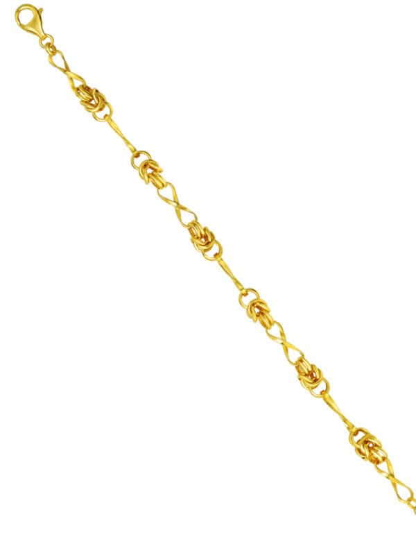 TOMEI Infinity Bracelet, Yellow Gold 916