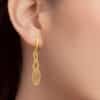 TOMEI Lusso Italia Earrings, Yellow Gold 916