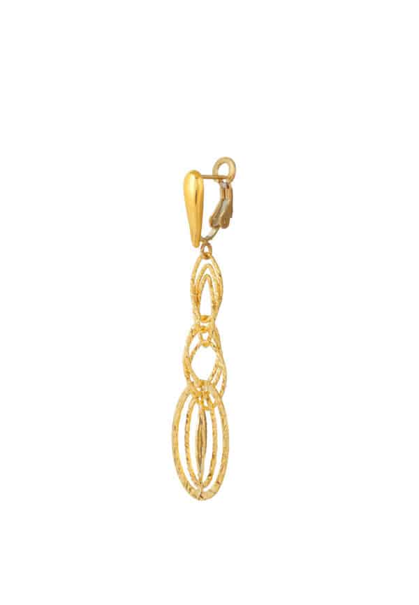 TOMEI Lusso Italia Earrings, Yellow Gold 916