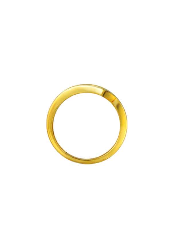 TOMEI Entwine Ring, Yellow Gold 916