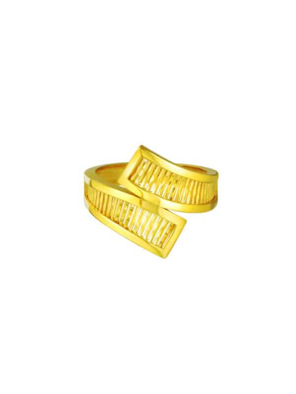 TOMEI Entwine Ring, Yellow Gold 916