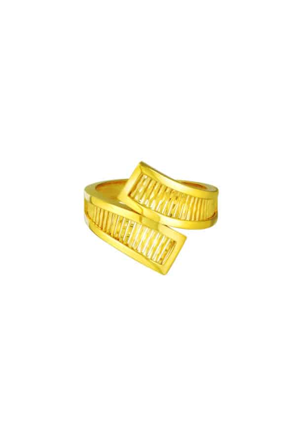 TOMEI Entwine Ring, Yellow Gold 916