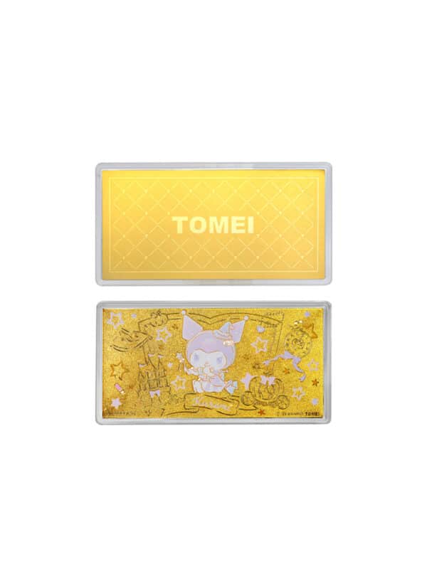 TOMEI I Sanrio Kuromi Fairytale Gold Wafer 0.50G I Fine Gold 9999