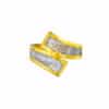 TOMEI Dual-Tone Entwine Ring, Yellow Gold 916