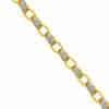 TOMEI Diamond Cut Collection Link Bracelet, Yellow Gold 916
