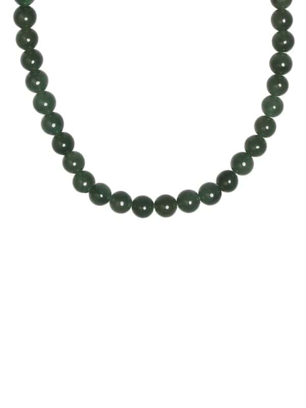 TOMEI Palace Grace Dark Green Jade Necklace