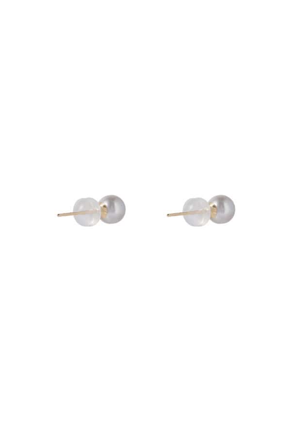 TOMEI Akoya Pearl Earrings, Yellow Gold 750