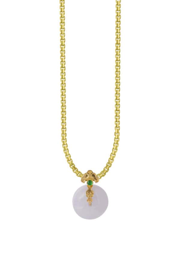 TOMEI Jade Pendant, Yellow Gold 750