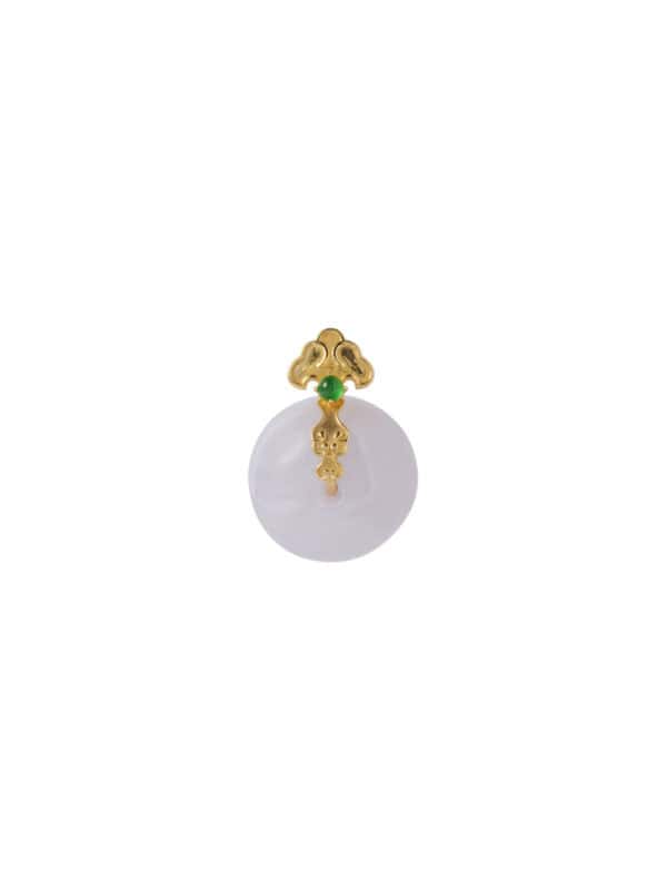 TOMEI Jade Pendant, Yellow Gold 750