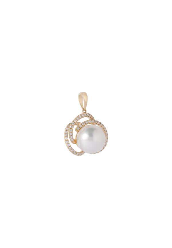 TOMEI South Sea Pearl Pendant, Yellow Gold 750