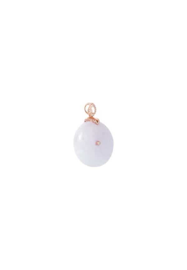 TOMEI Jade Pendant, Rose Gold 750