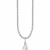 TOMEI Pearl Pendant Set, White Gold 585