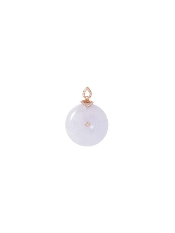 TOMEI Jade Pendant, Rose Gold 750