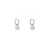 TOMEI Jade Earrings, White Gold 750