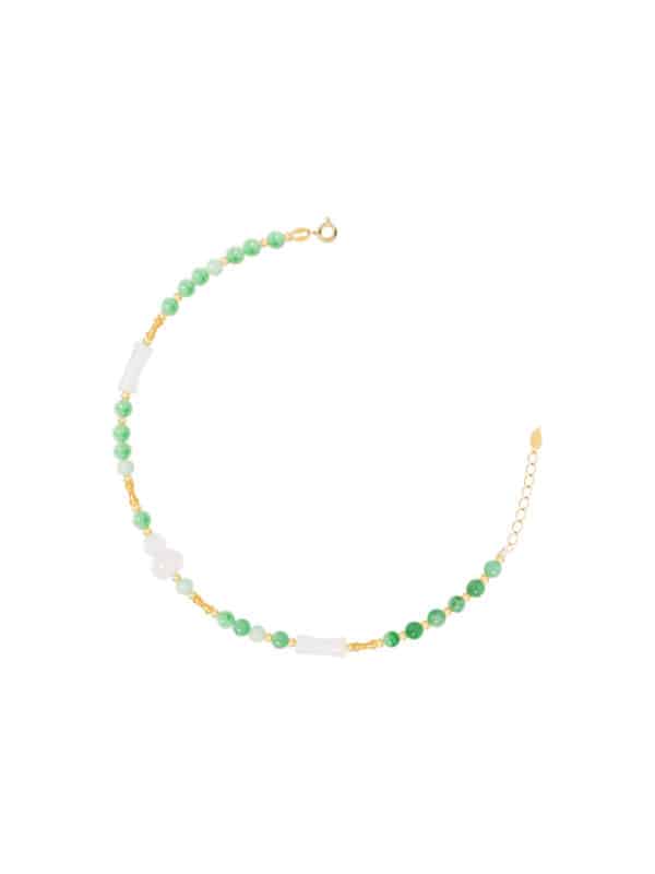 TOMEI Jade & Nephrite Bracelet, Yellow Gold 750