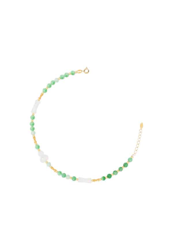 TOMEI Jade & Nephrite Bracelet, Yellow Gold 750