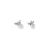 TOMEI Pearl Earrings, White Gold 585