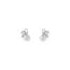 TOMEI Pearl Earrings, White Gold 585