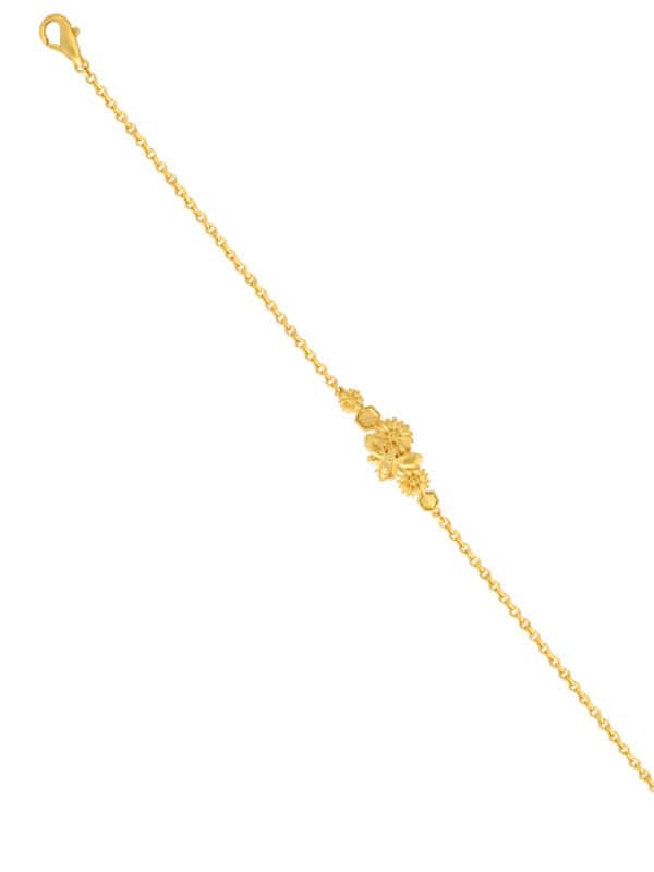 TOMEI x Prima Heart Bracelet, Yellow Gold 999