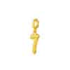 TOMEI Chomel Collection, Number 7 Charm, Yellow Gold 916
