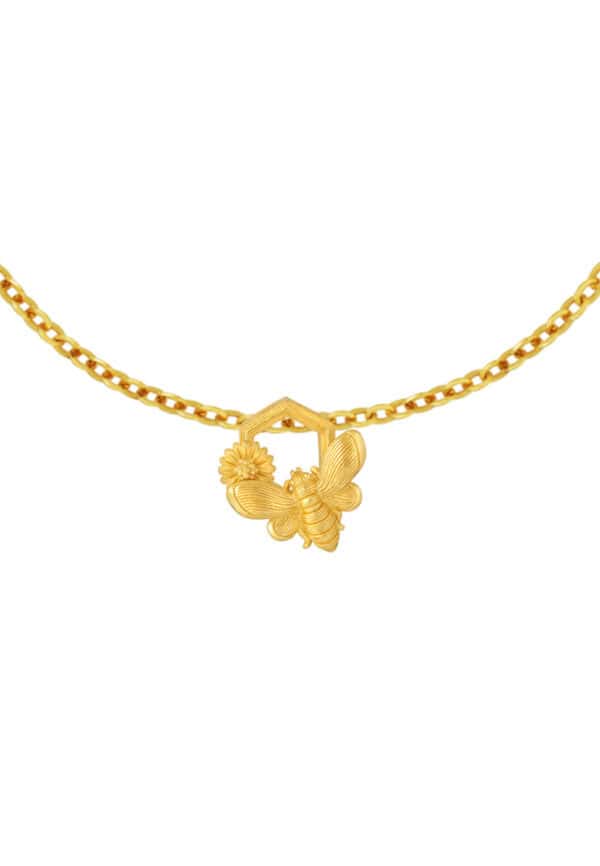 1100x762_0010_111P1874_3 TOMEI x Prima Honey Bee Pendant, Yellow Gold 999