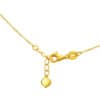 TOMEI Dual-Tone Flower Necklace, Yellow Gold 916
