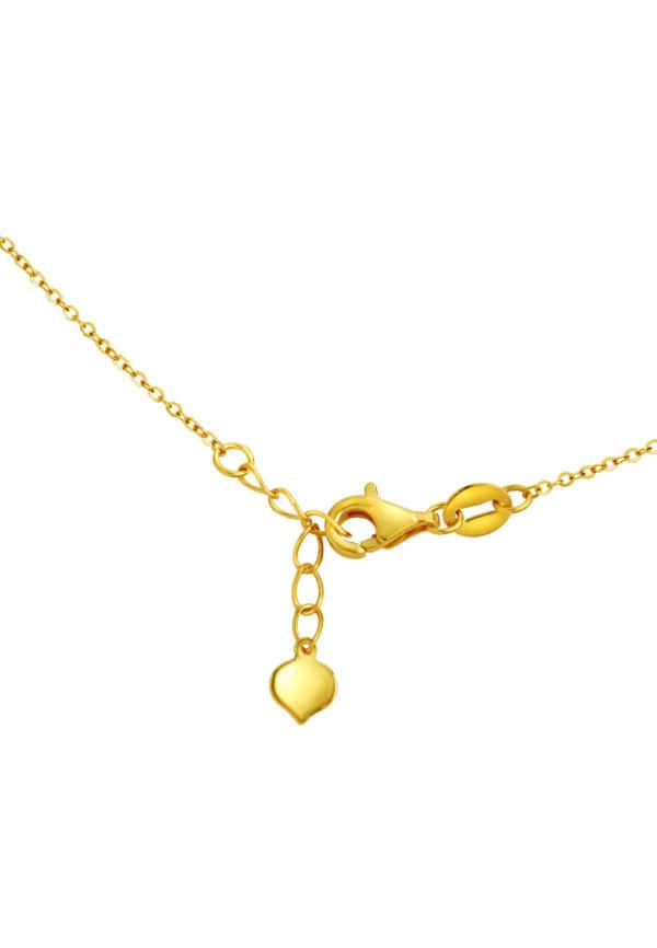 TOMEI Dual-Tone Coin Necklace, Yellow Gold 916